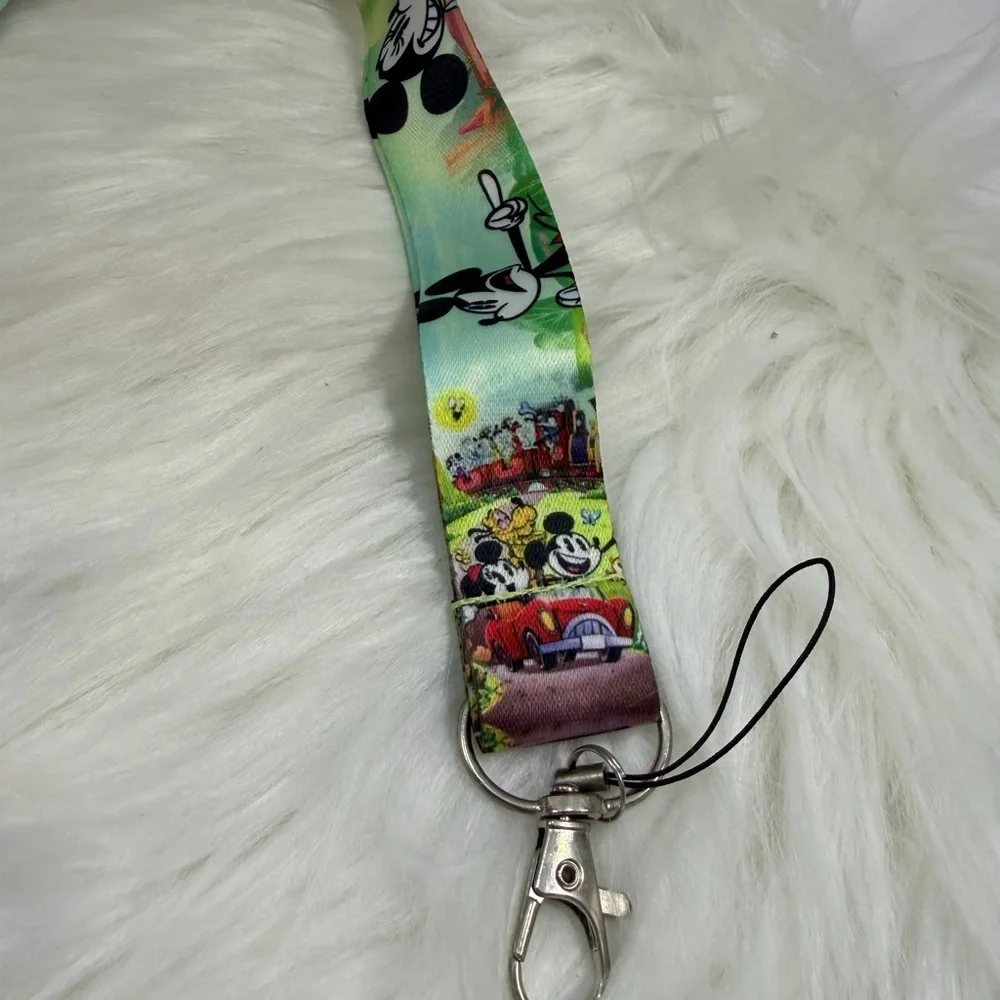 💙3/$20💙 Disney Mickey Mouse Multicolor Lanyard - Red, Blue, Green, Yellow🤍